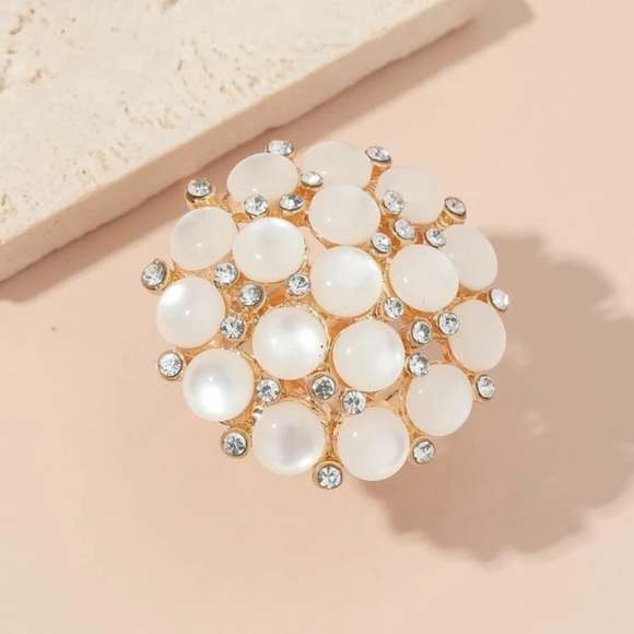 Rhinestone Decor Ring - Picture 2 of 4